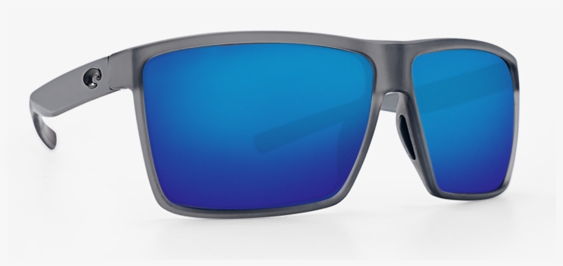Costa Del Mar Rincon Sunglasses In Smoke Crystal, Tr-90 - Rincon Smoke Crystal Sunglasses With Blue Mirror Lens, transparent png download