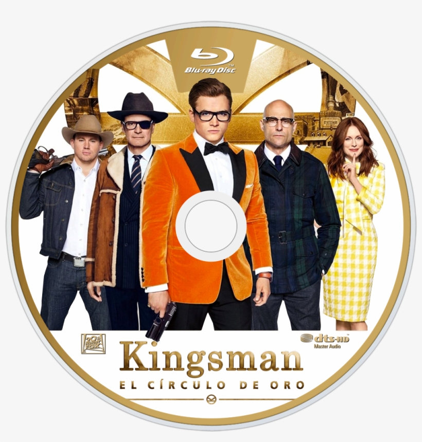 The Golden Circle Bluray Disc Image - Kingsman: The Golden Circle, transparent png download