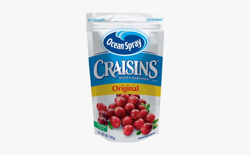 오션스프레이 크레이진 건조크랜베리 오리지날2 - Ocean Spray Craisins Dried, transparent png download