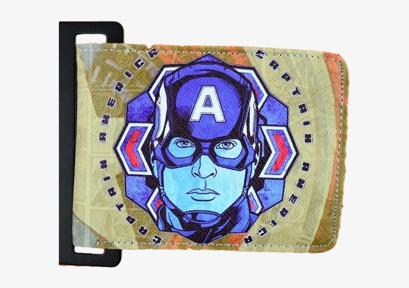 Captain America Original Print Wallet - Superheroes Marvel Comics Avengers Captain America, transparent png download