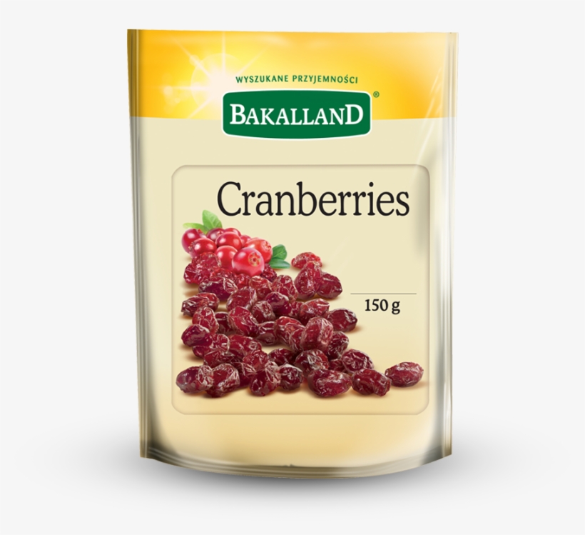 Bakalland Dried Fruits Nuts Seeds-cranberries - Bakalland Żurawina Całe Owoce 150 G, transparent png download