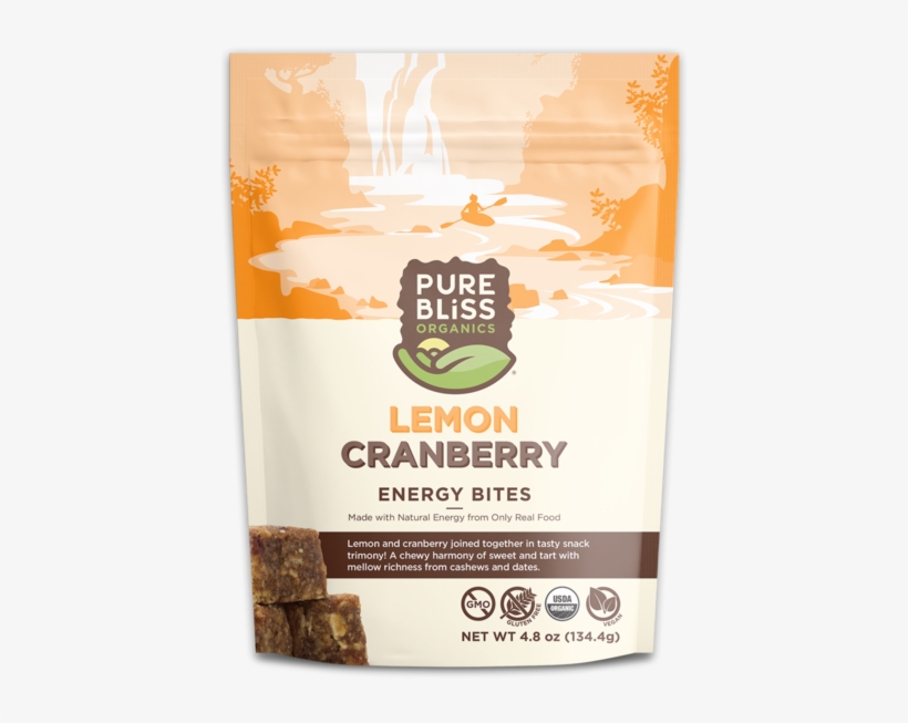 Organic Lemon Cranberry Energy Bites - Pure Bliss Bites Bulk, transparent png download