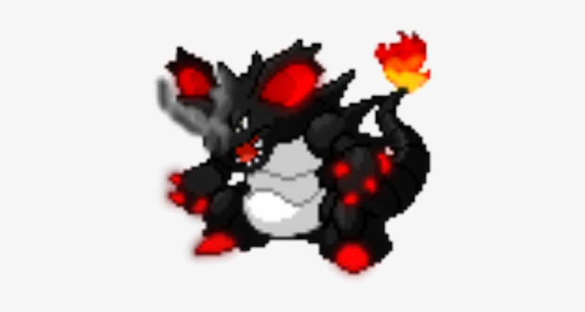 Charcoal Nidoking - Cartoon, transparent png download
