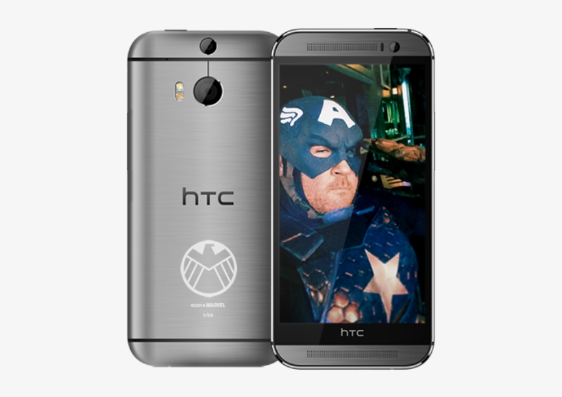 Htc Unveils Limited Edition Captain America S - Htc One (m8) - 16 Gb - Gunmetal Gray - Unlocked, transparent png download