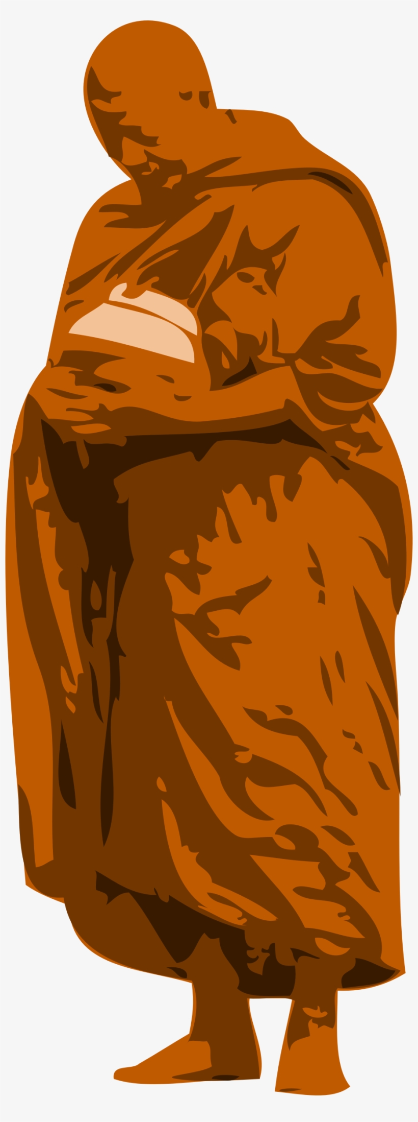 This Free Icons Png Design Of Monk Buddhist, transparent png download