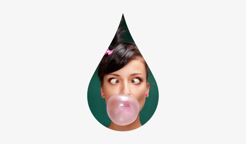 Gota De Agua Transparente - Chewing Gum Sexy, transparent png download