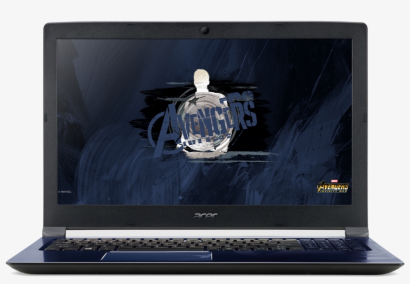 Bearing The Star And Shield Of Captain America Is The - Acer Aspire 6 Captain America, transparent png download