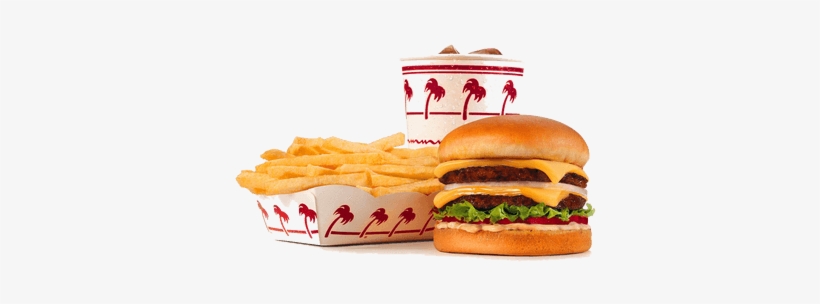 Comida Burger Papas Fritas - Fast Food In And Out, transparent png download