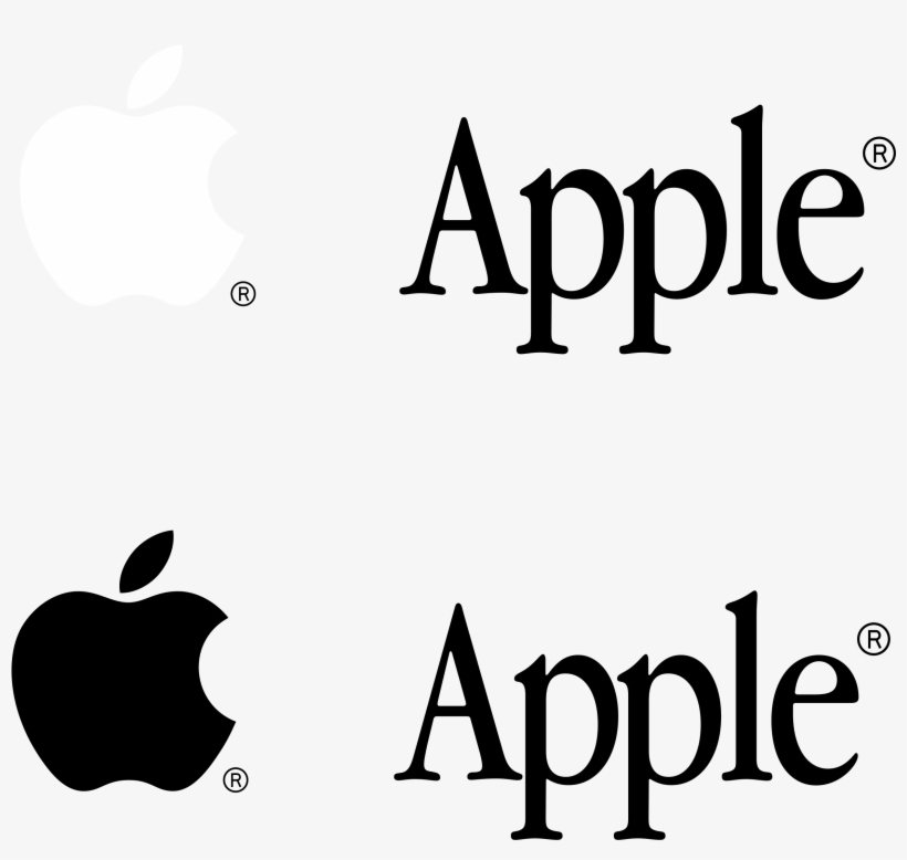 Apple Logo Black And White - Silver Yemeni Agate Men Ring, Photo Natural, transparent png download