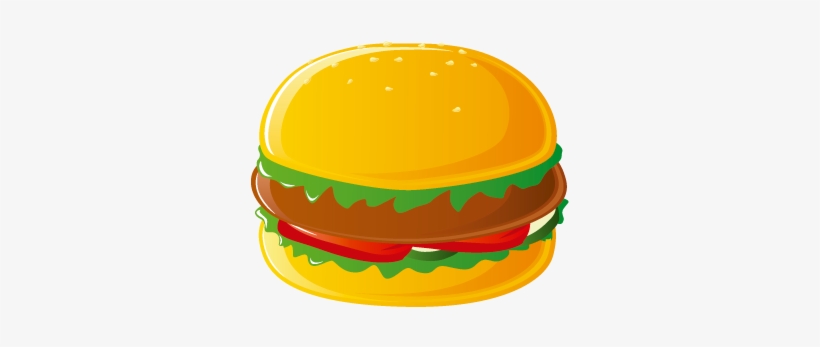 Hamburguesa - Fast Food Vector Free, transparent png download