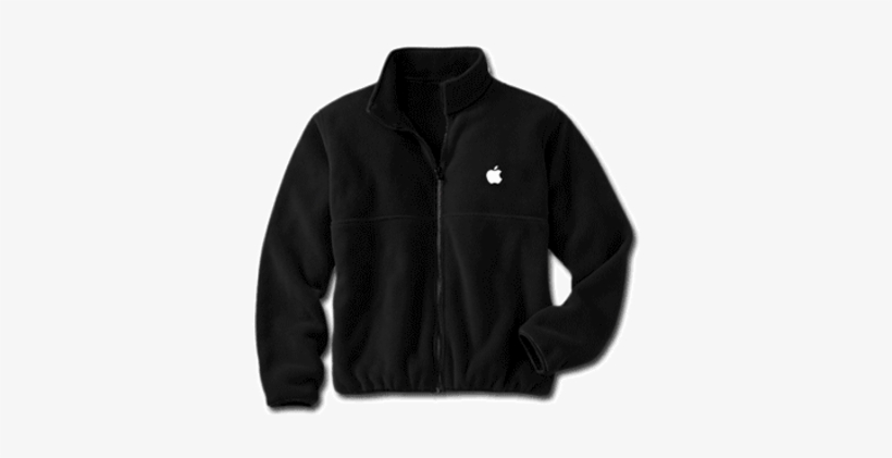 Black Fleece Apple Jacket - Jacket, transparent png download