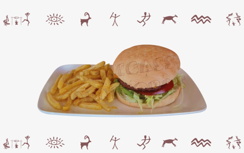 Hamburguesa Simple - Hamburger, transparent png download