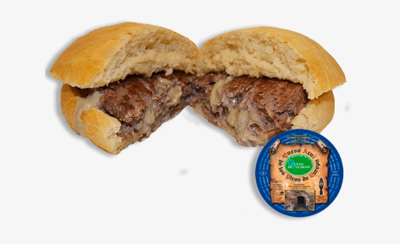 Hamburguesa De Buey Con Valdeón - Fast Food, transparent png download