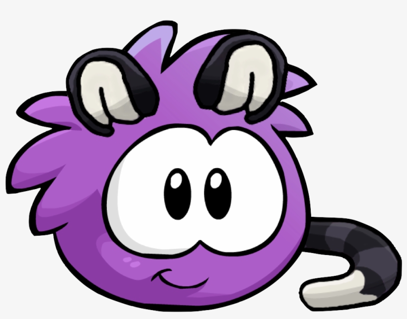 Puffle - Club Penguin Puffles Purple, transparent png download