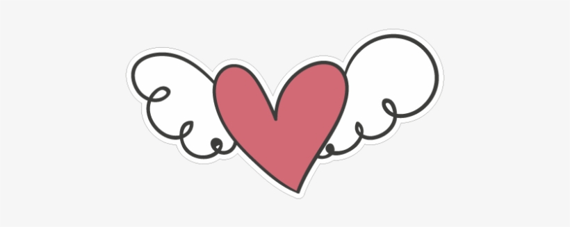 Então É Isso, Agora Você Já Sabe Que Entre Tantos Formatos - Coração Com Asas Png, transparent png download