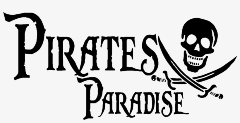 Picture Library Library Flower Pirates Paradise Dive - Pirate Logo E6 Shower Curtain, transparent png download