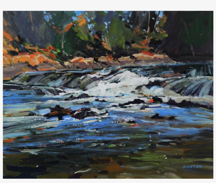 Rushing And Reflecting - Painting, transparent png download