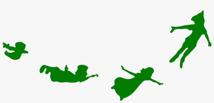Peter Pan Silhouette Printable At Getdrawings - Peter Pan Silhouette Png, transparent png download