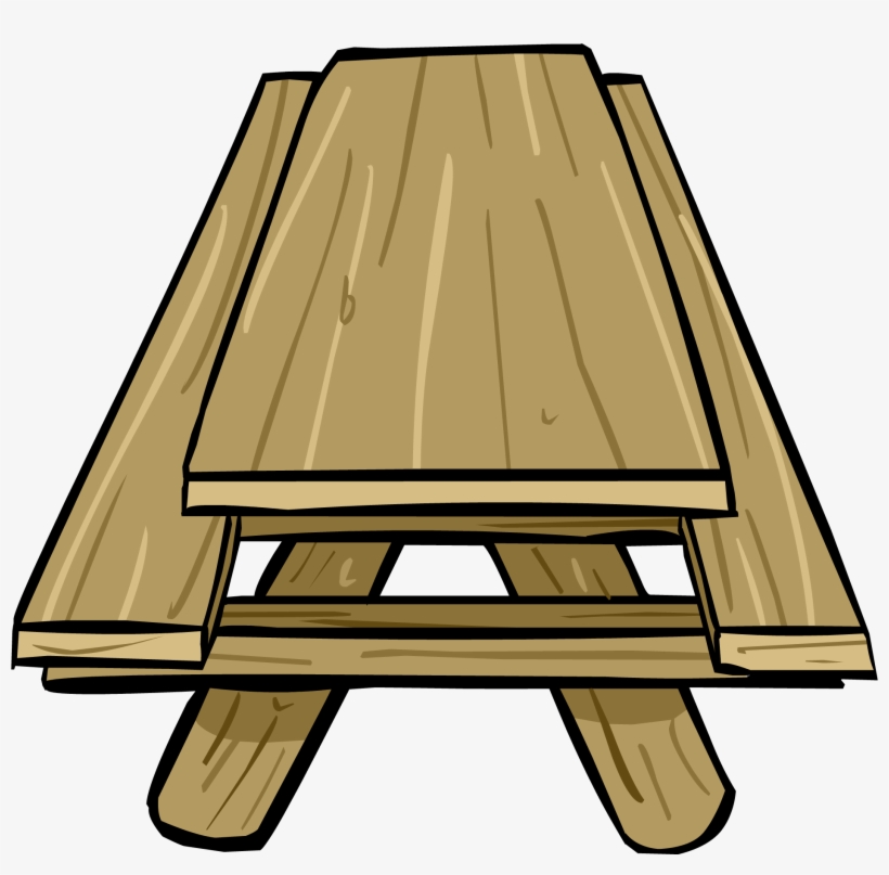 Picnic Table - Png - Clip Art Picnic Table Transparent PNG - 1878x1758