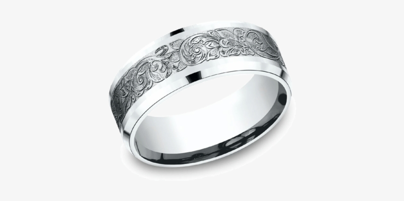 Platinum - Benchmark Forge Cobalt Chrome 7mm High Polished Wedding, transparent png download