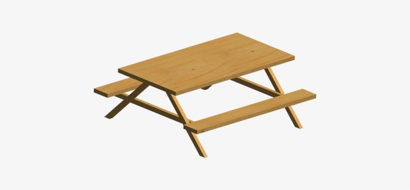 Picnic Table Clipart Cartoon - Picnic Table Clipart Png, transparent png download