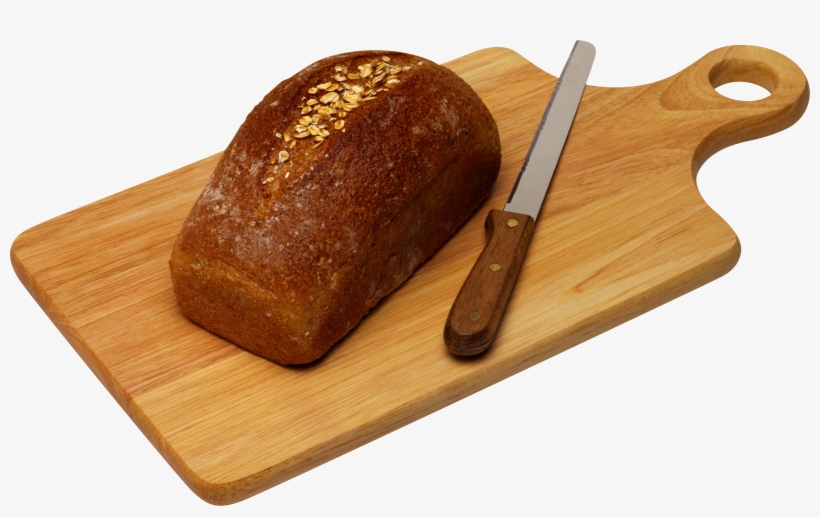 Bread Png Picture - Cutting Board Transparent Background, transparent png download