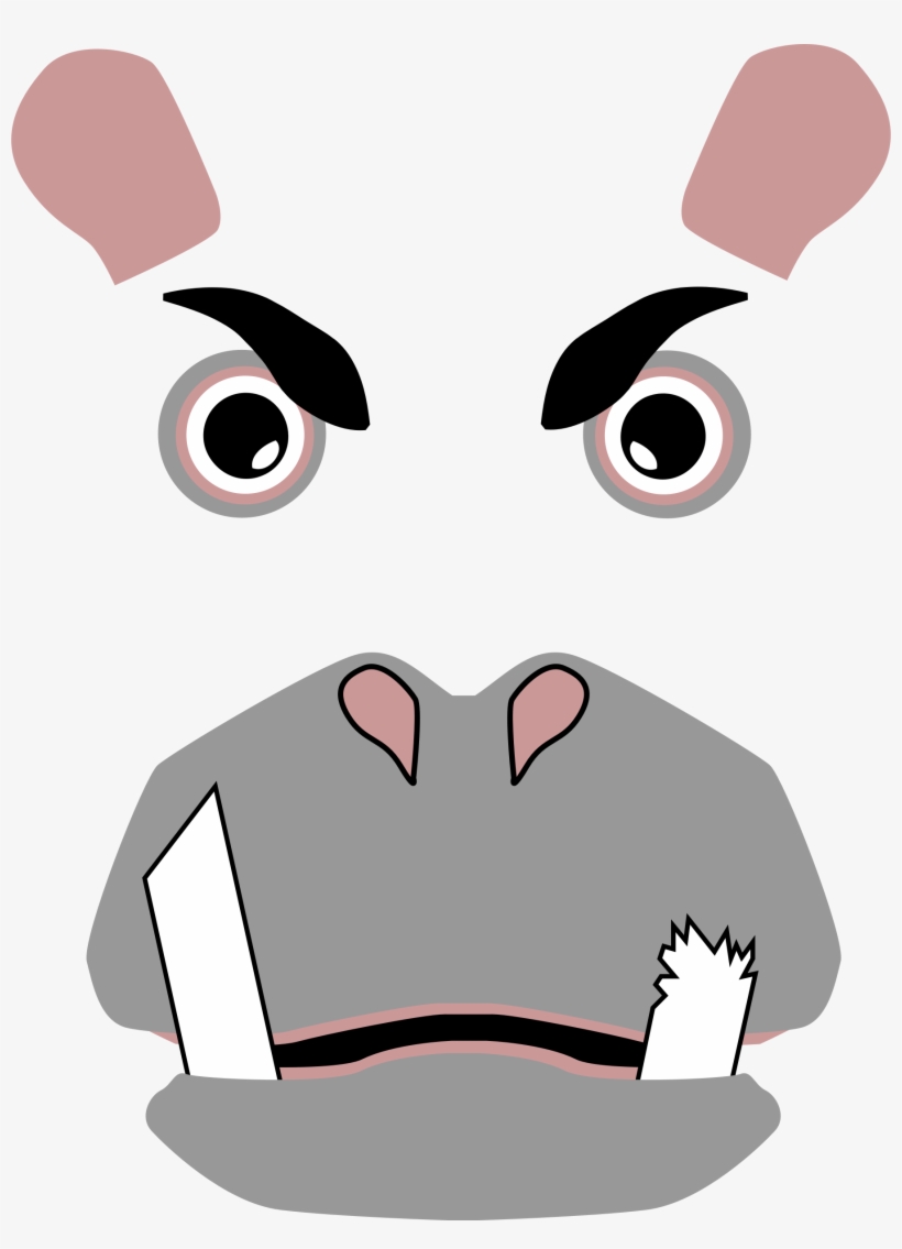 This Free Icons Png Design Of Angry Hippo, transparent png download