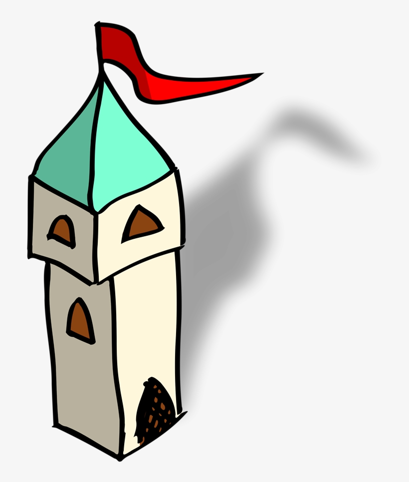 Castle Clip Tower - Tower Clip Art, transparent png download
