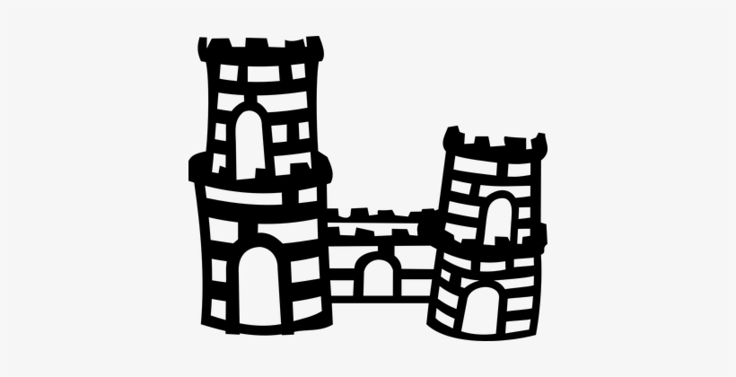 Castle, Towers, Medieval, Middle Ages - Castillo Edad Media Png, transparent png download