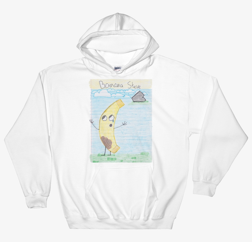 Bannana Steve Hooded Sweatshirt By Mr Tj Hoodie From - Hoodie, transparent png download