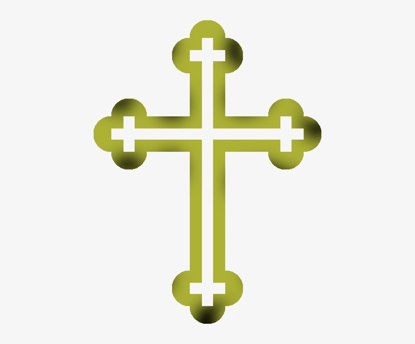 Orthodox Christian Clergy Against Racism - Catholic Cross Black And White, transparent png download