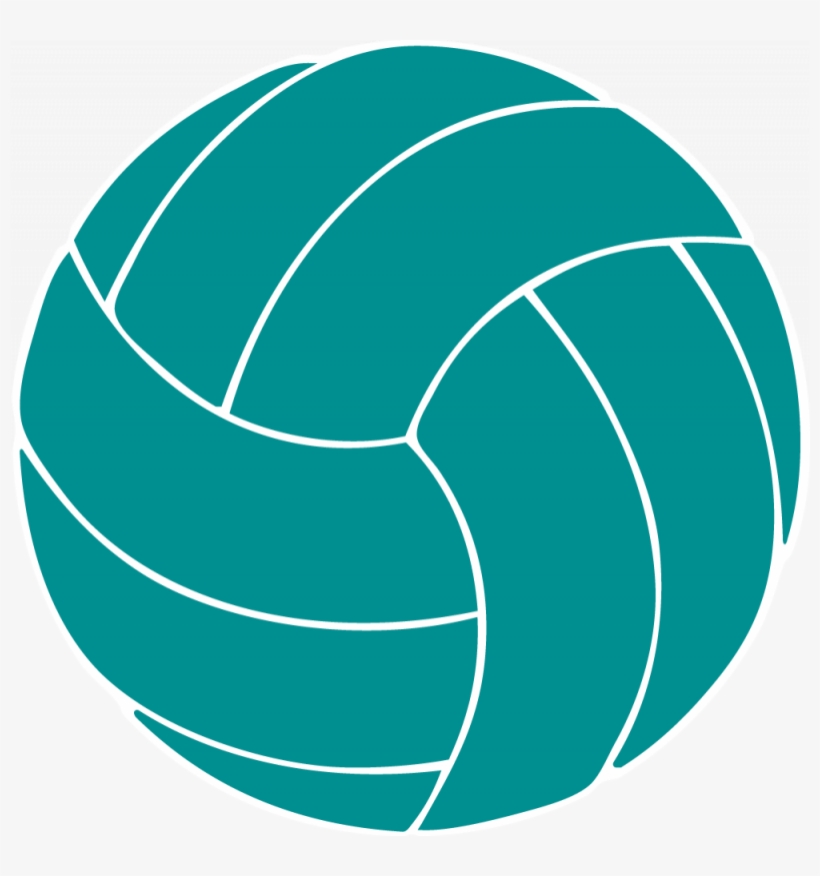 Volleyball Clipart Black, transparent png download