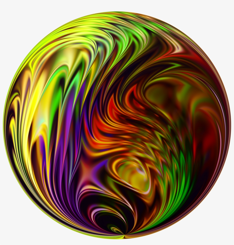 Ball About Wave Abstract Lines 473638 - Png Real Drum Skin, transparent png download