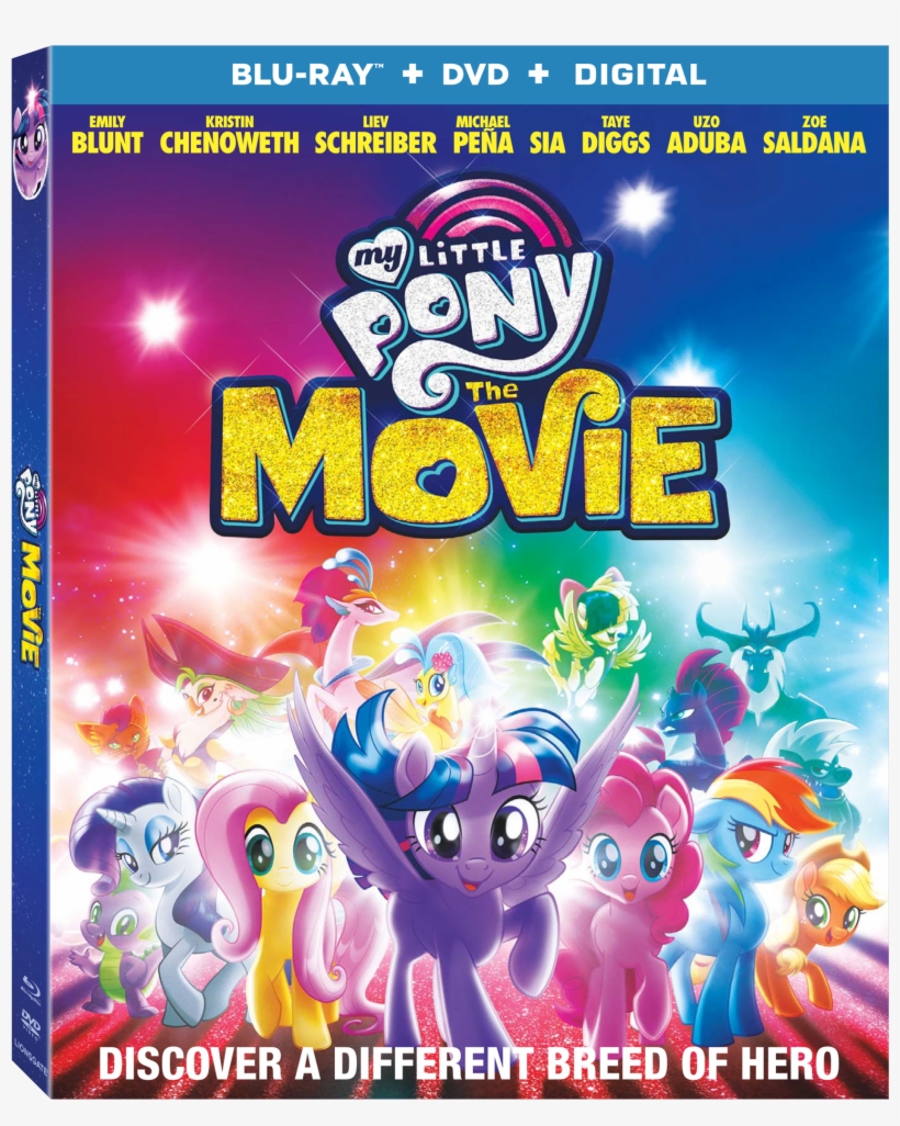 The Mane 6 Are Joined By Fun New Friends Voiced By - My Little Pony The Movie Blu Ray, transparent png download