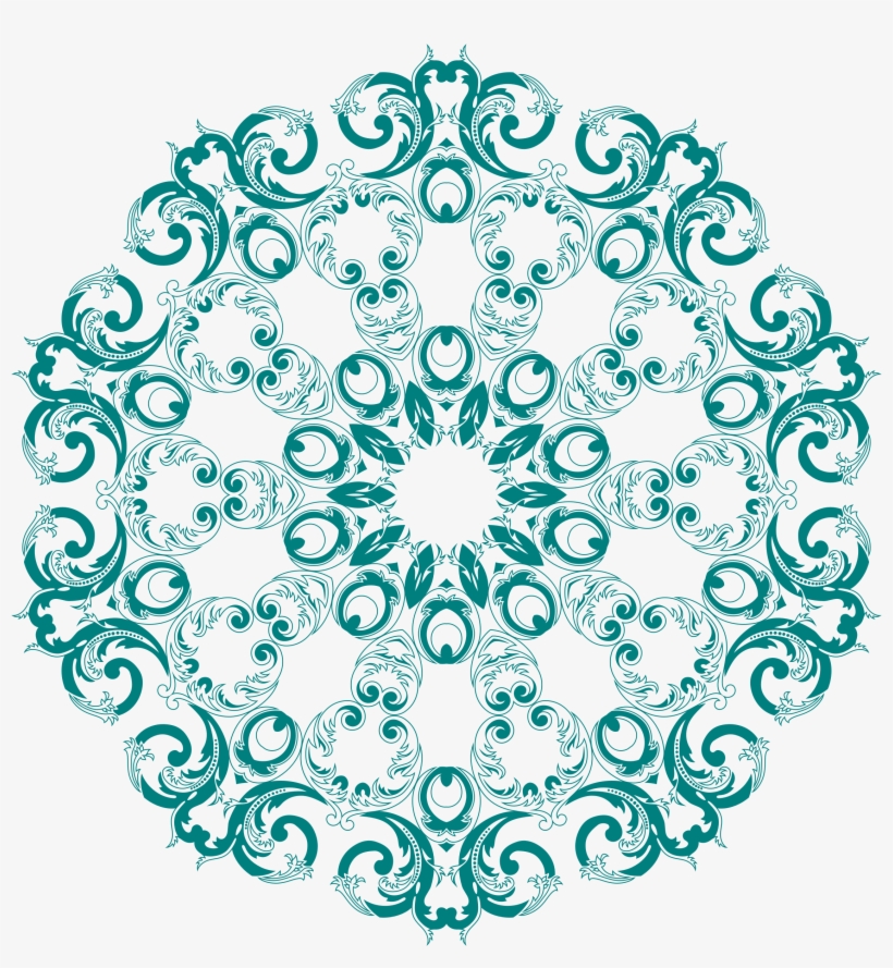 This Free Icons Png Design Of Vintage Floral Design, transparent png download