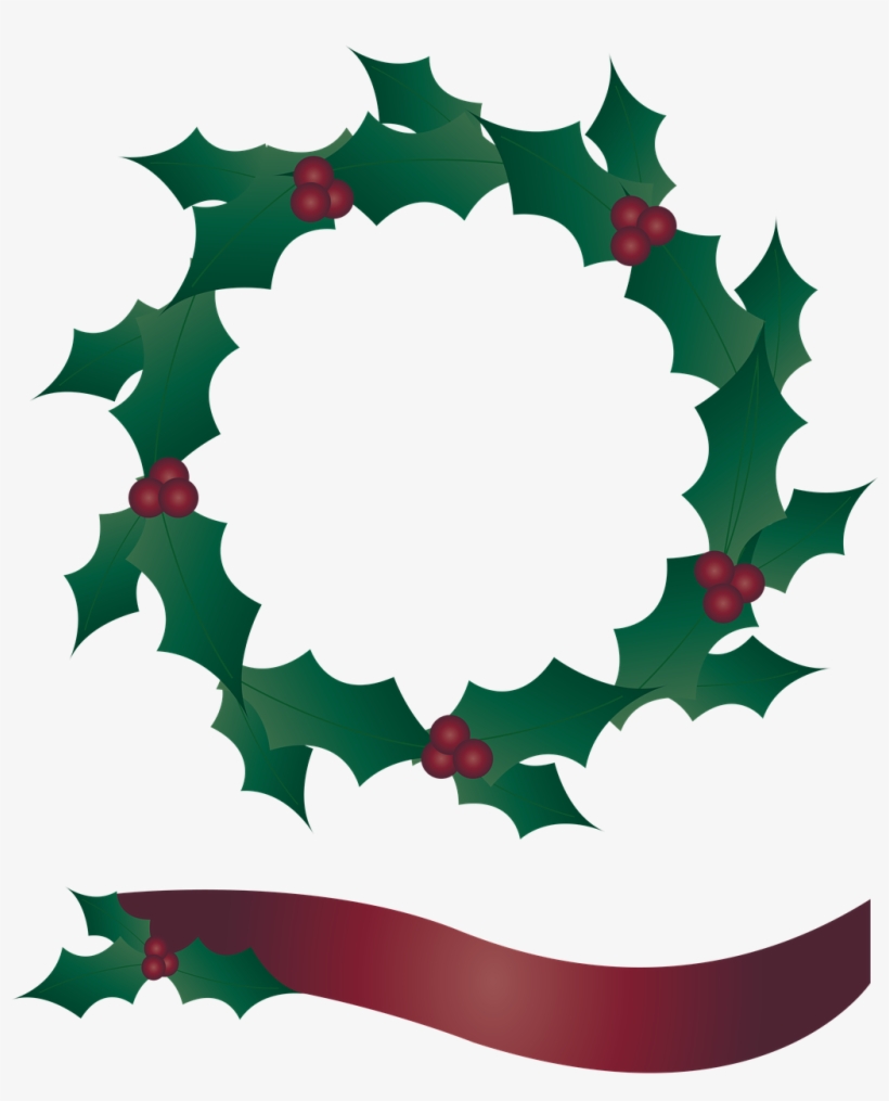 Holly - Wreath, transparent png download