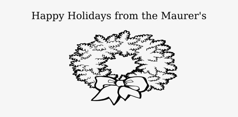 Black And White Christmas Clip, transparent png download