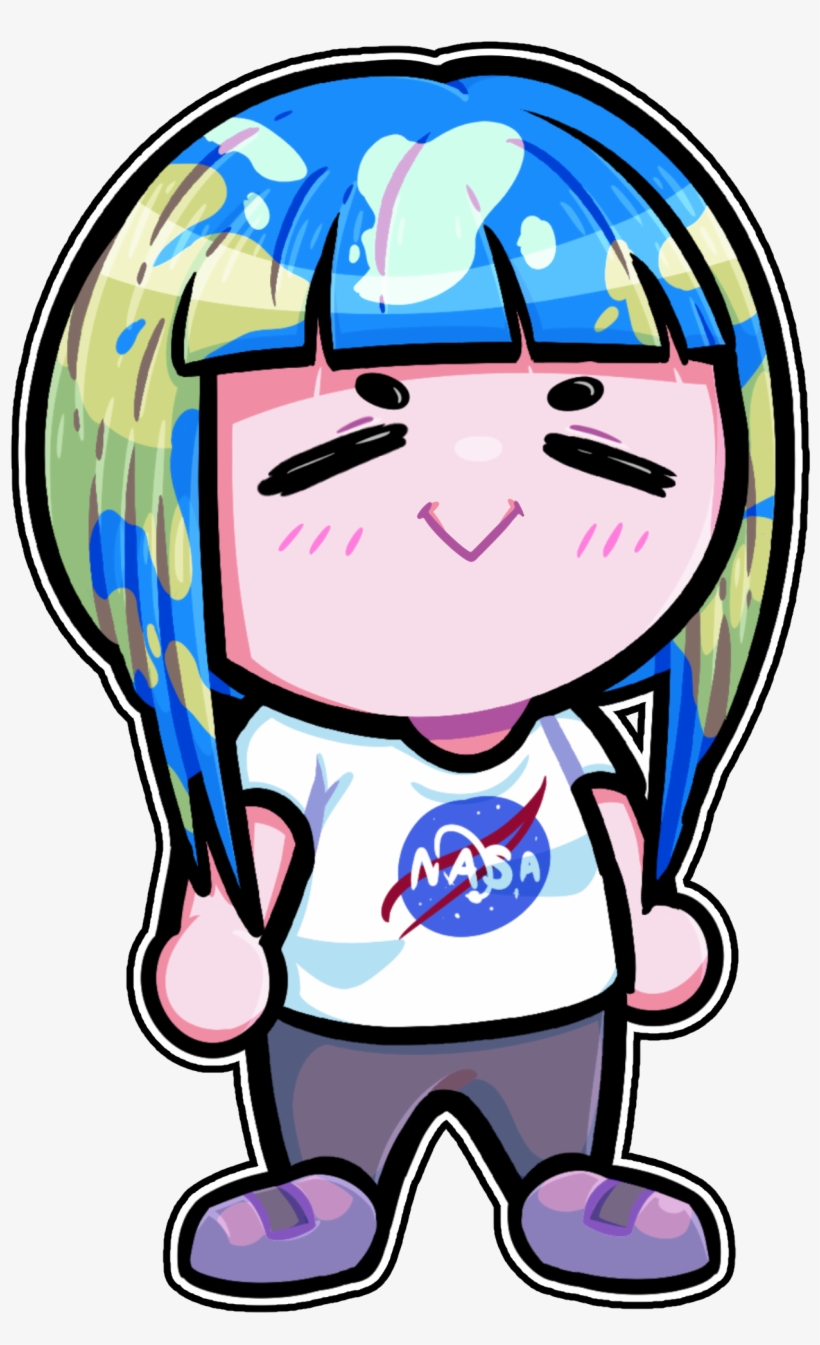 Nasa Clip Art Hair Facial Expression Pink Nose Smile - Facial Expression, transparent png download