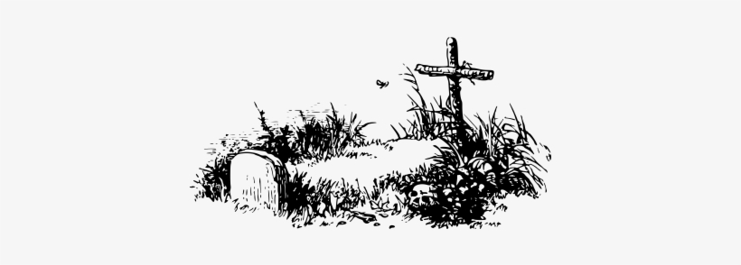 Cemetery Clipart - Grave Png, transparent png download