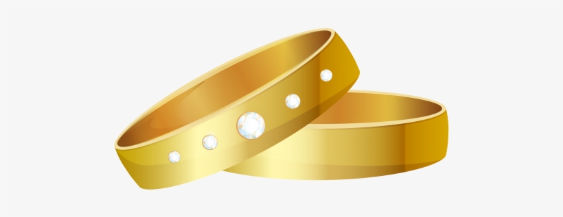 Wedding Rings Gold Png Clip Art - Wedding Ring, transparent png download