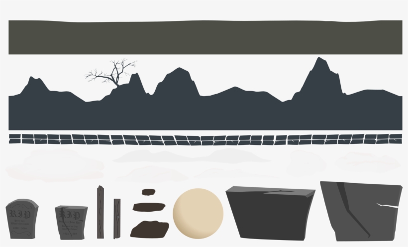 Graveyard1 - Cemetery, transparent png download