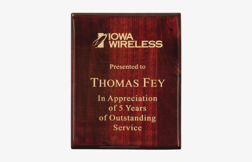 Rosewood Laser Engraved Piano Finished Plaque, transparent png download