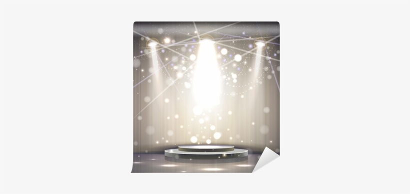 Spotlight Effect Gray Scene Background Wall Mural • - Stage, transparent png download
