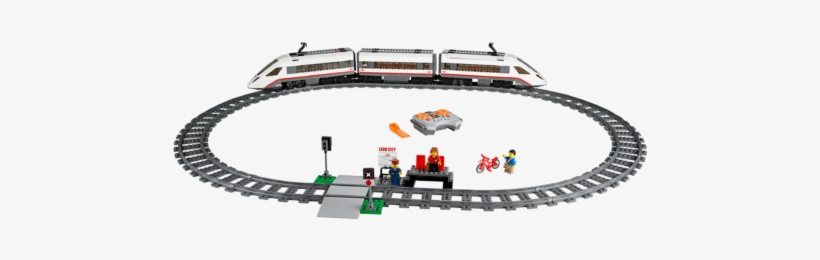 High-speed Passenger Train - Lego 60051 High-speed Passenger Train, transparent png download