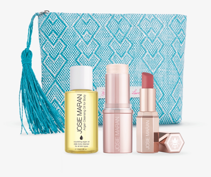 On The Glow Essentials - Josie Maran Argan Lip Sting Plumping Butter, transparent png download