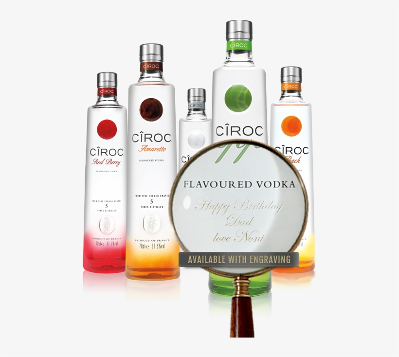 Available With Engraving - Ciroc Amaretto Flavoured Vodka, transparent png download