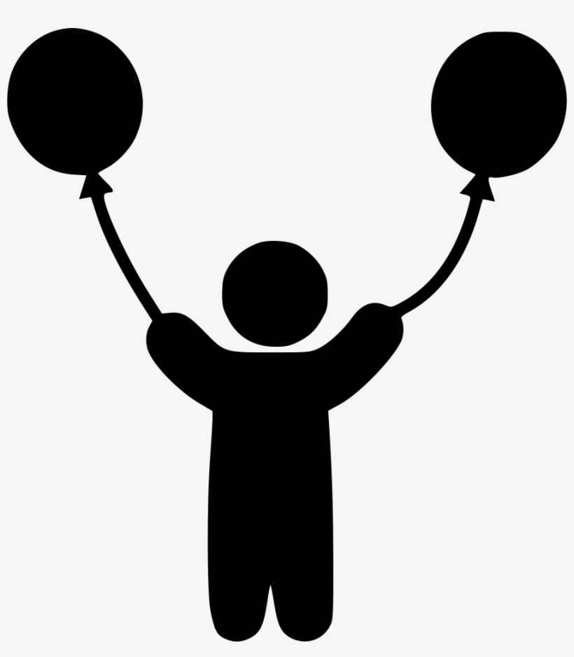 Child With Balloons Svg Png Icon Free Download Child Transparent Png 894x980 Free Download On Nicepng