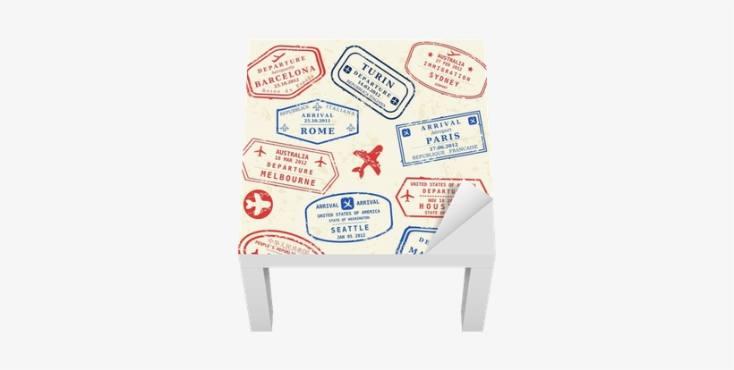 Passport Stamp Set - Passport Stamp, transparent png download