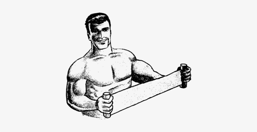 Drawing Cartoon Computer Icons Muscle Silhouette - Clip Art, transparent png download