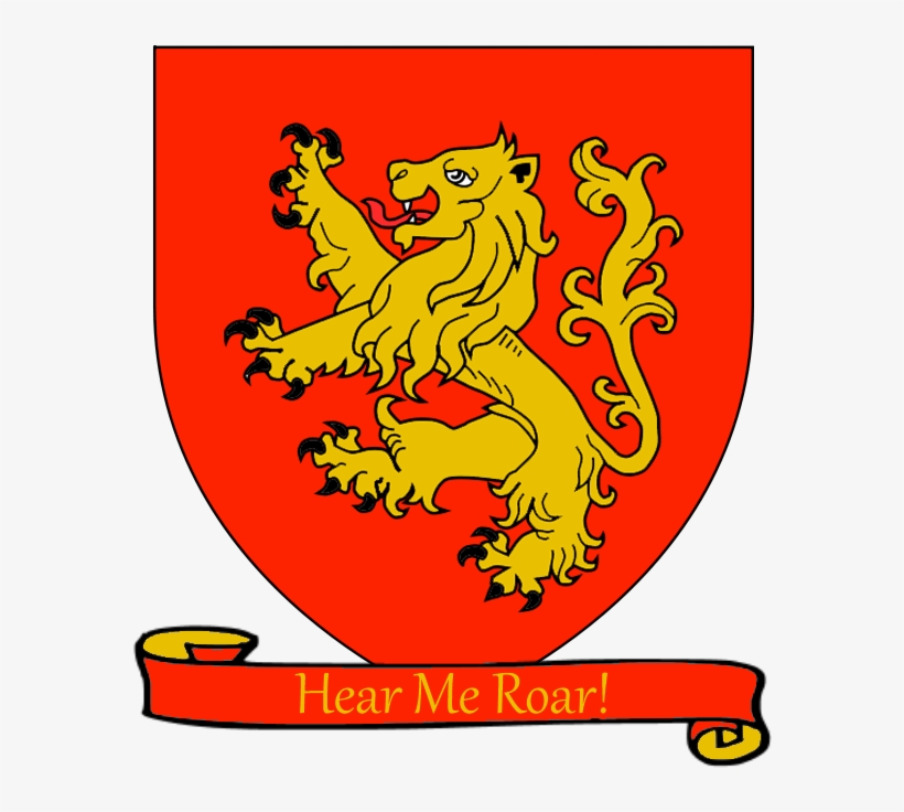 A Song Of Ice And Fire Arms Of House Lannister Red - Lannister Coat Of Arms, transparent png download